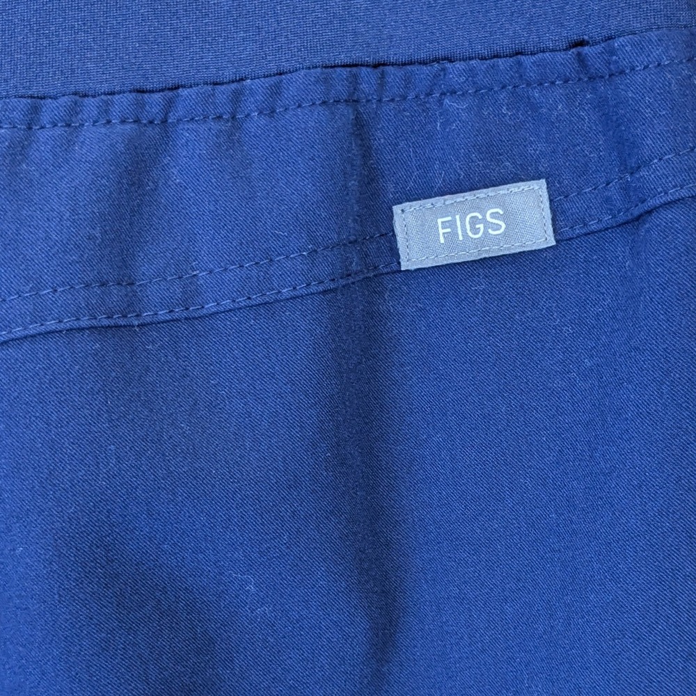 FIGS Technical Collection Moto Scrub Pants Royal‎ Blue Womens Medium - Picture 4 of 7